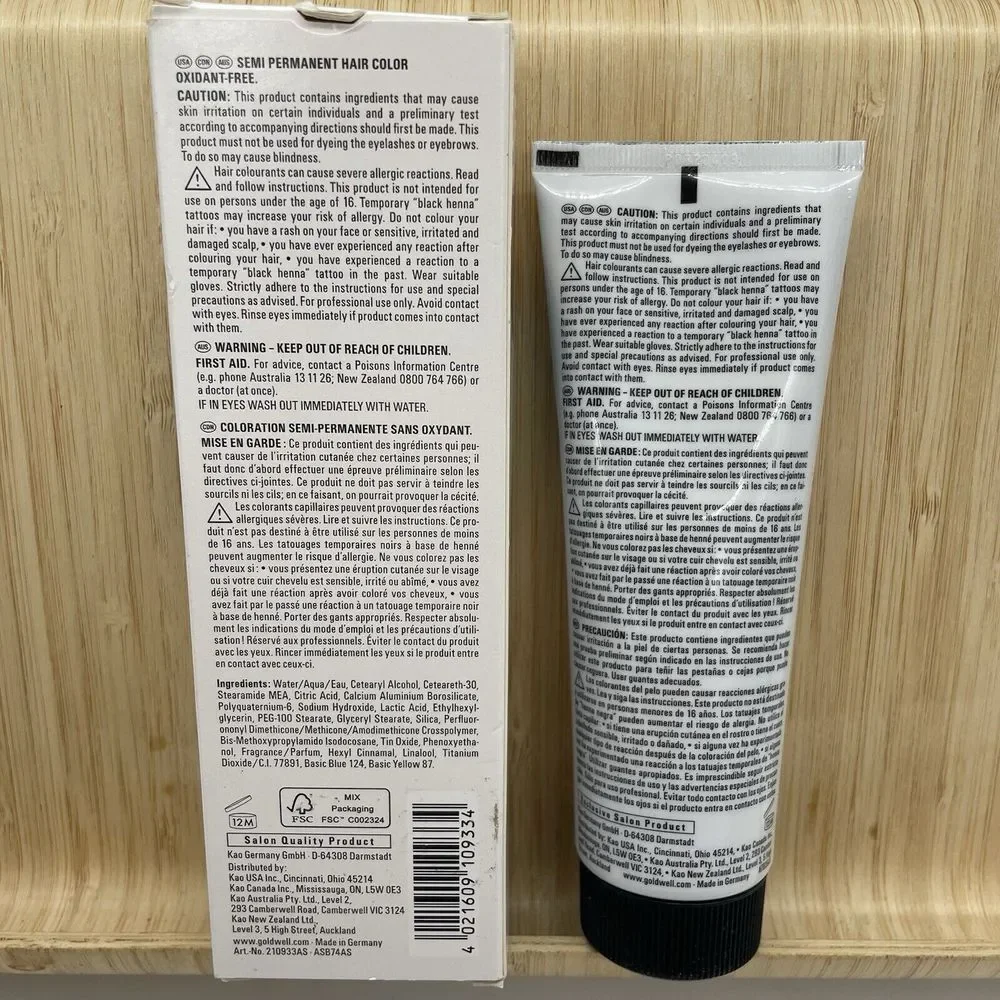 Goldwell Elumen Play @‎ Metallic Petrol Semi-Permanent Shade 4 oz SEALED NIB